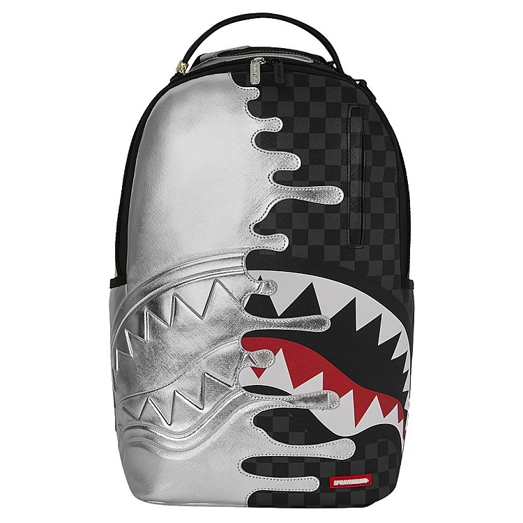 Nahrbtnik Sprayground | Silver Side Drip Check Dlxsv